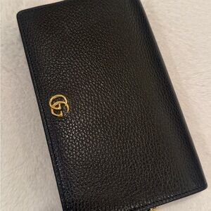 Gucci Black Mini Bag with Gold Logo